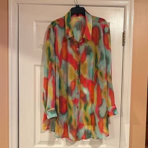 Andis Multicolor Abstract Blouse
